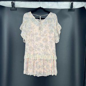 Loft - Pink Paisley Shift Dress